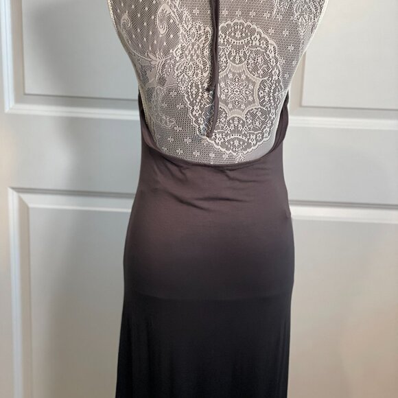 YOUNG FABULOUS & BROKE Gray and Black Tones Long Dress Size S - Picture 6 of 11